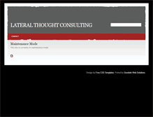 Tablet Screenshot of lateralthought.co.za